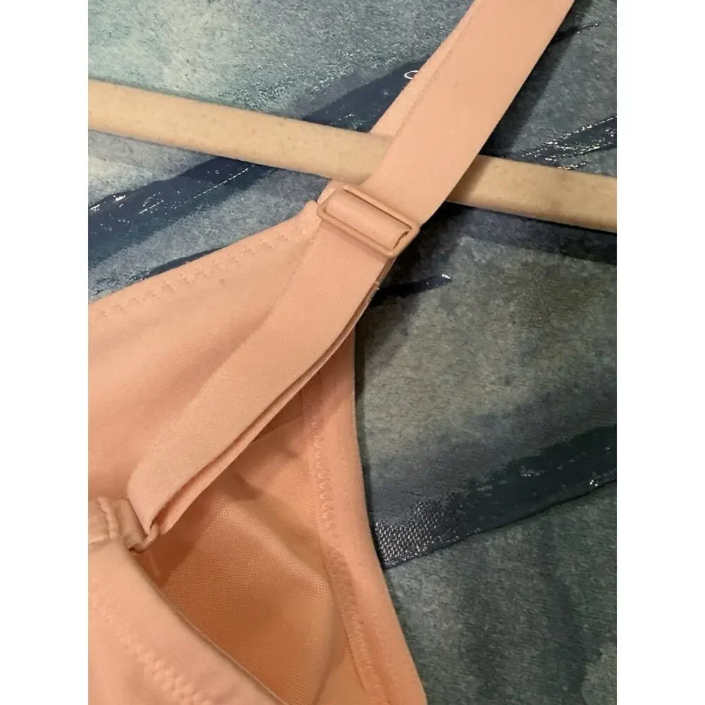 NWT Cosabella Soft Cotton Curvy Bralette Pink Lilly XS